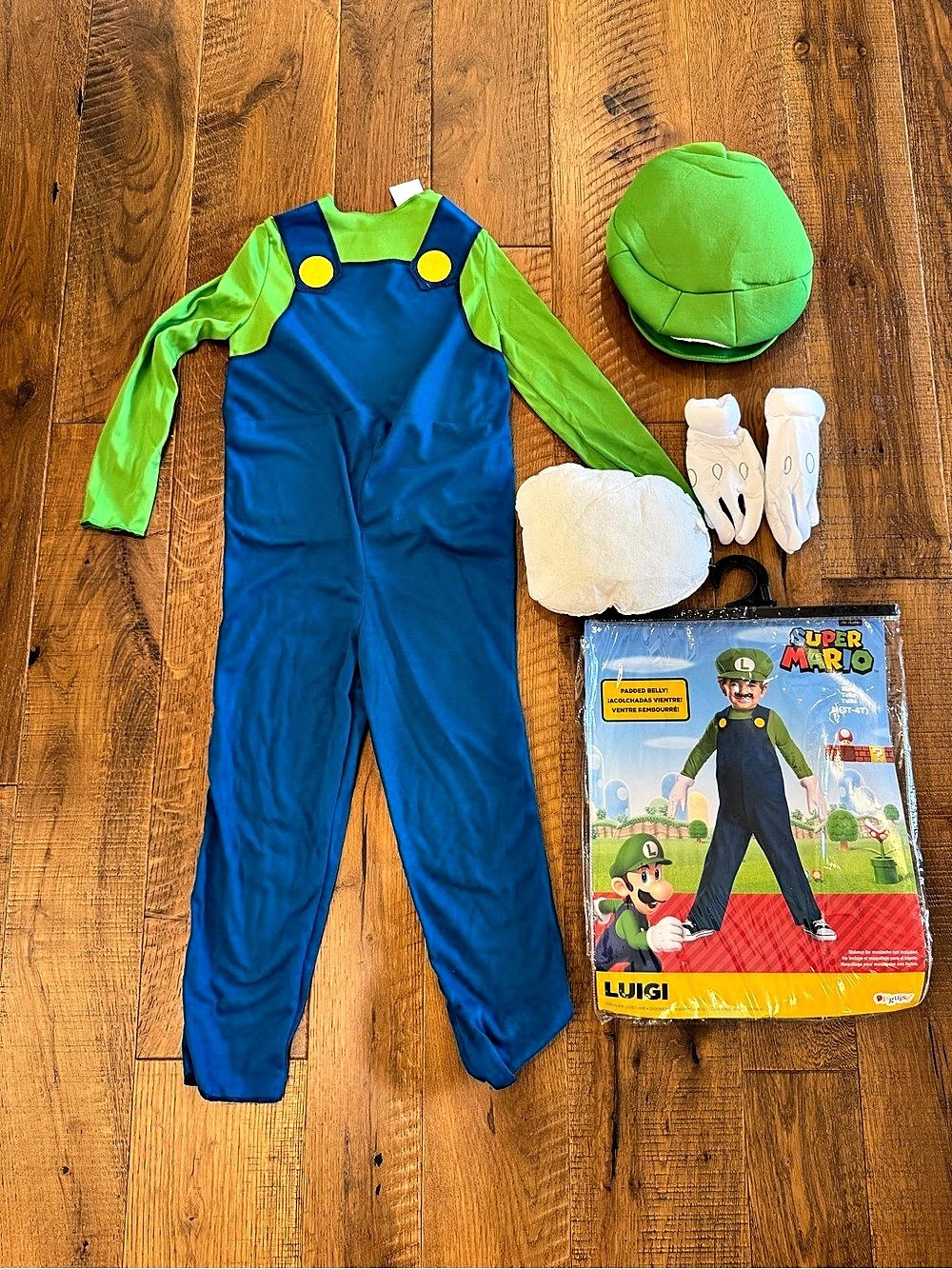 NEW Disguise Super Mario Luigi Halloween Costume 3T–4T Complete Set